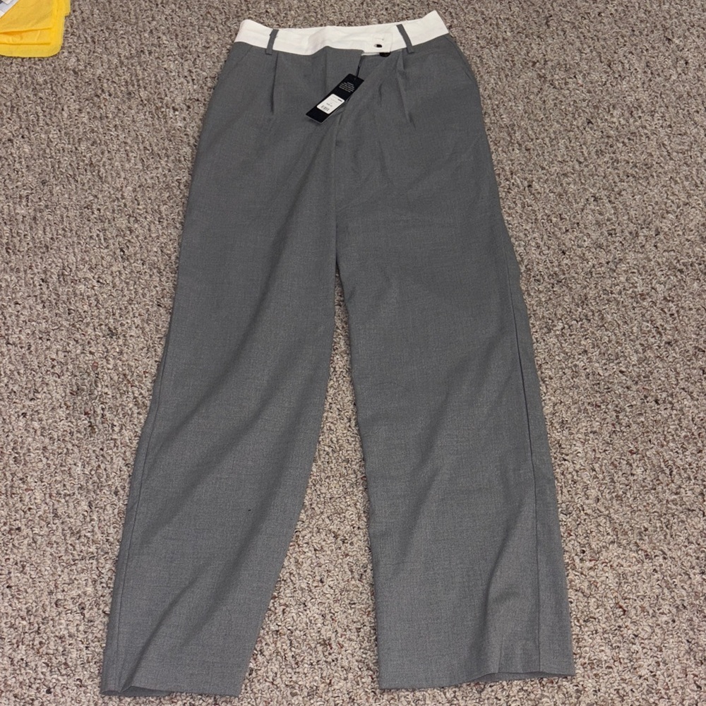 Fashion Nova Men's Gray Dress Pants